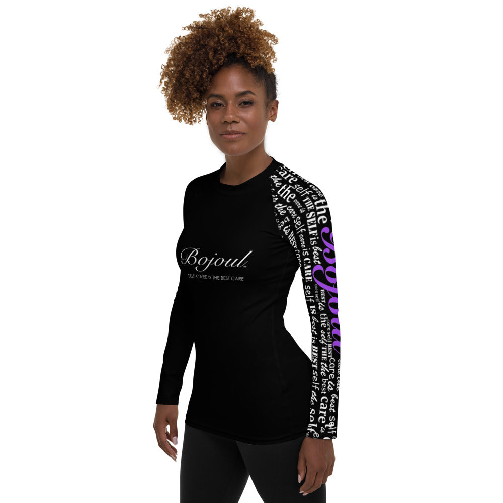 Women's Long Sleeved Uni-armed Self Care Mantra (Ppl)