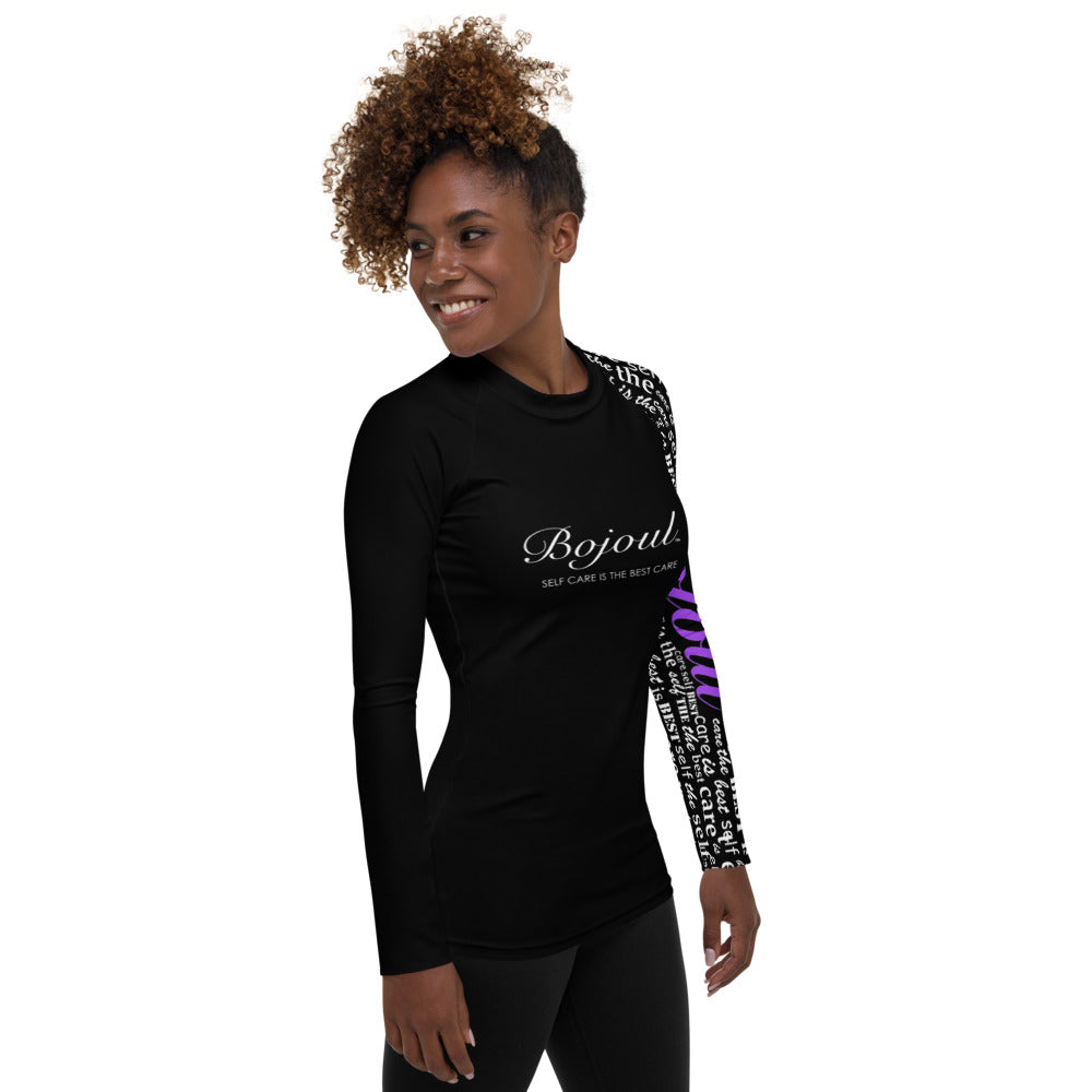 Women's Long Sleeved Uni-armed Self Care Mantra (Ppl)