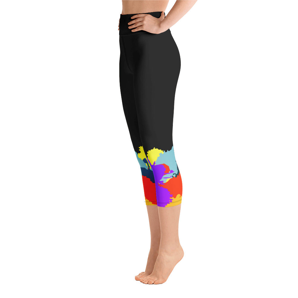 Self Care High Waist Capri Leggings