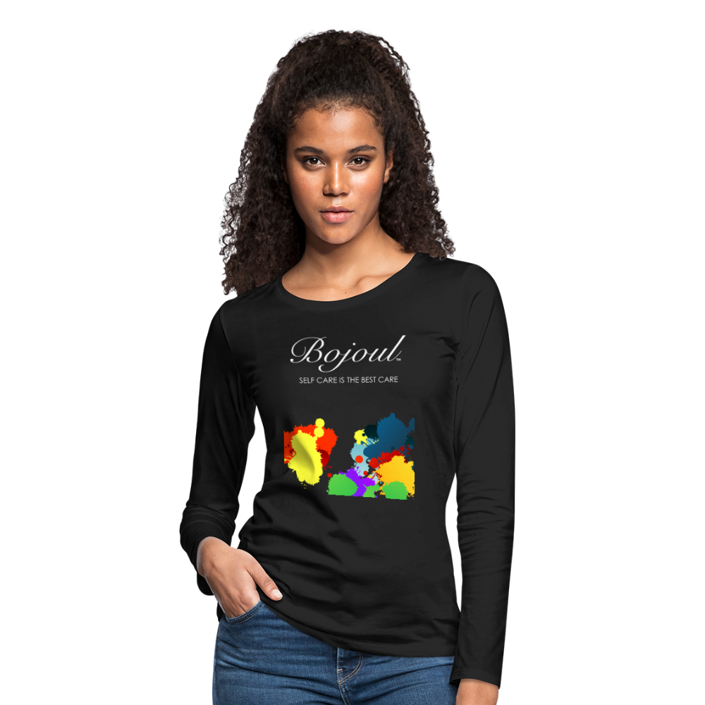 Paint Splash Women's Premium Long Sleeve T-Shirt - black