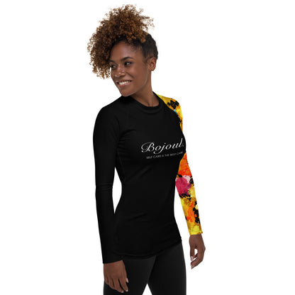 Paint Splattered Bojoul Uniarmed Women's Long Sleeve Shirt