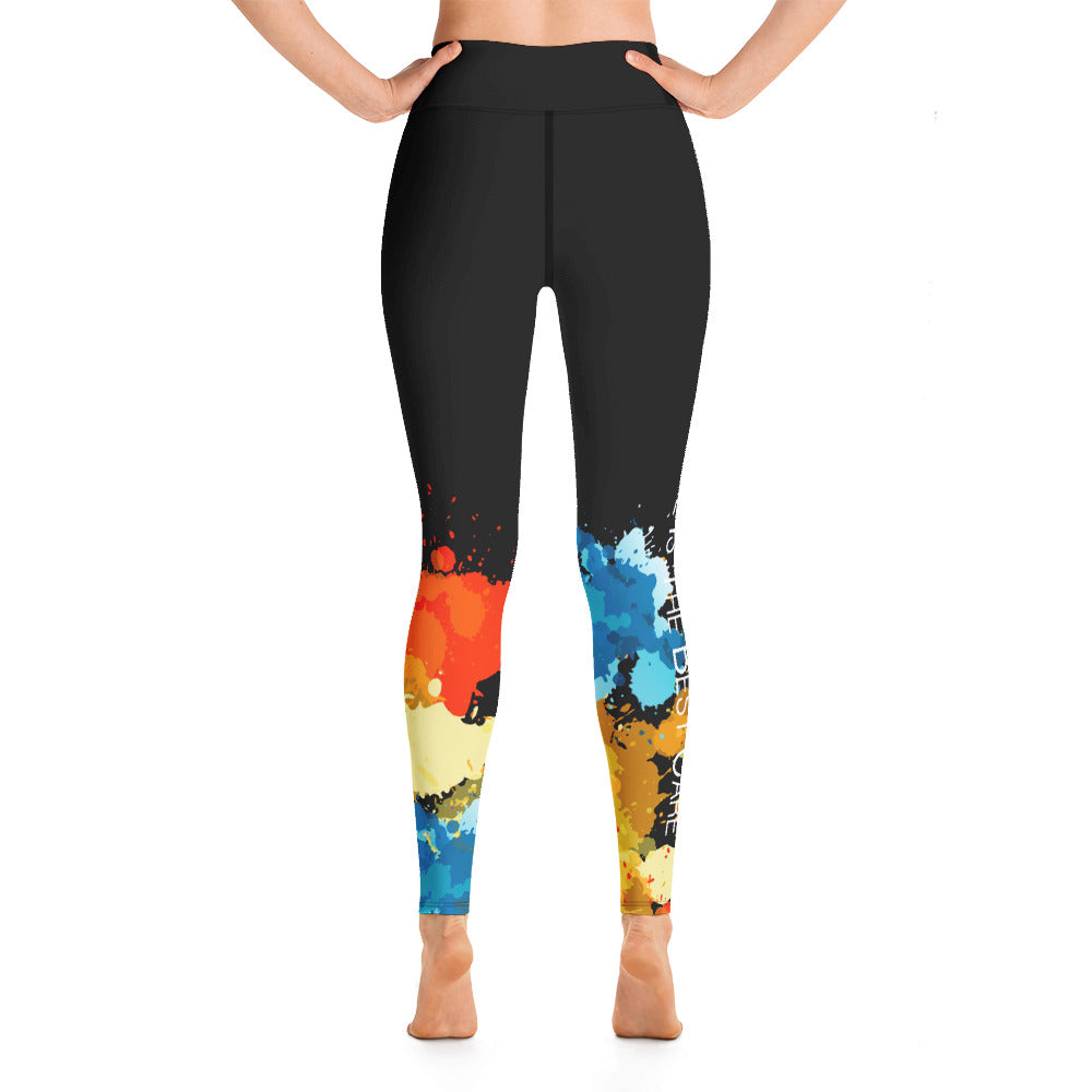 Self Care Double Leg Splattered Paint Powerful Legging