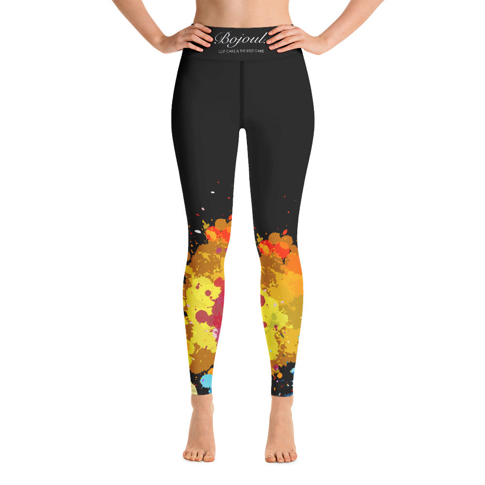 Self Care Double Leg Splattered Paint Powerful Legging