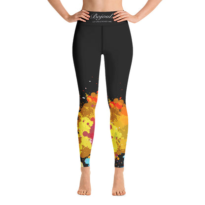 Self Care Double Leg Splattered Paint Powerful Legging