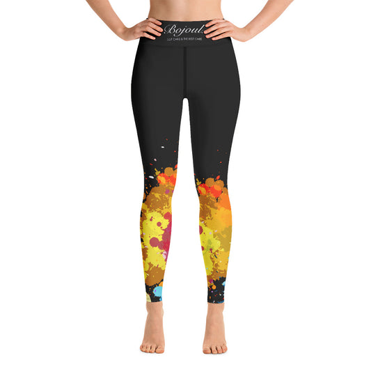 Self Care Double Leg Splattered Paint Powerful Legging