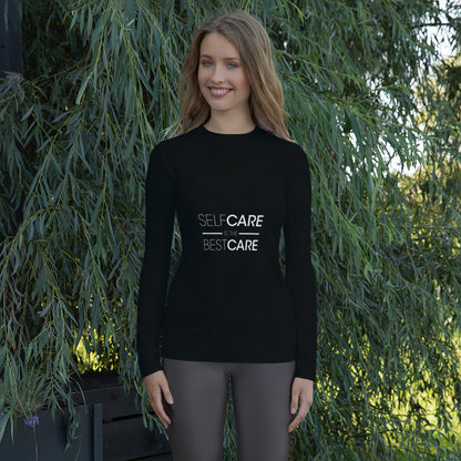 Self-Care All Black Women's Long Sleeved Shirt