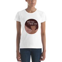 Self-Care Women's Short Sleeve Mocha T-shirt