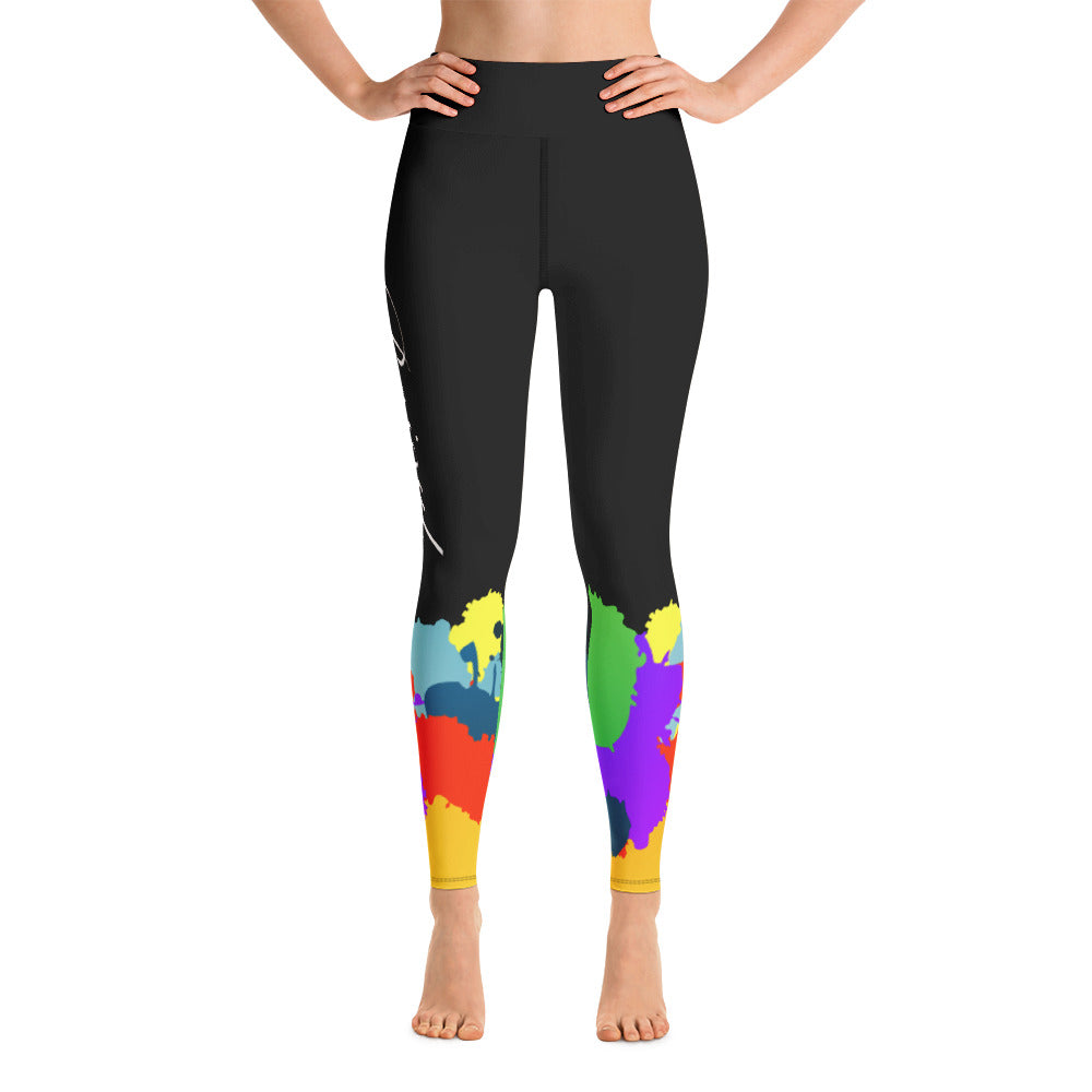 Bojoul Paint Splashed Leggings