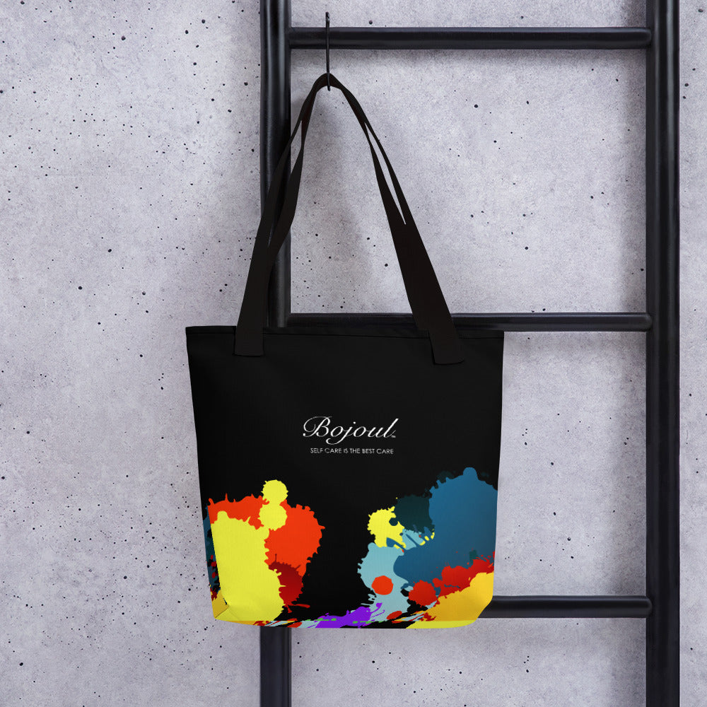 Bojoul Paint Splashed Tote Bag