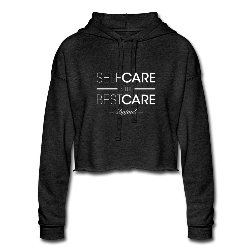 Self Care Women's Cropped Hoodie - deep heather