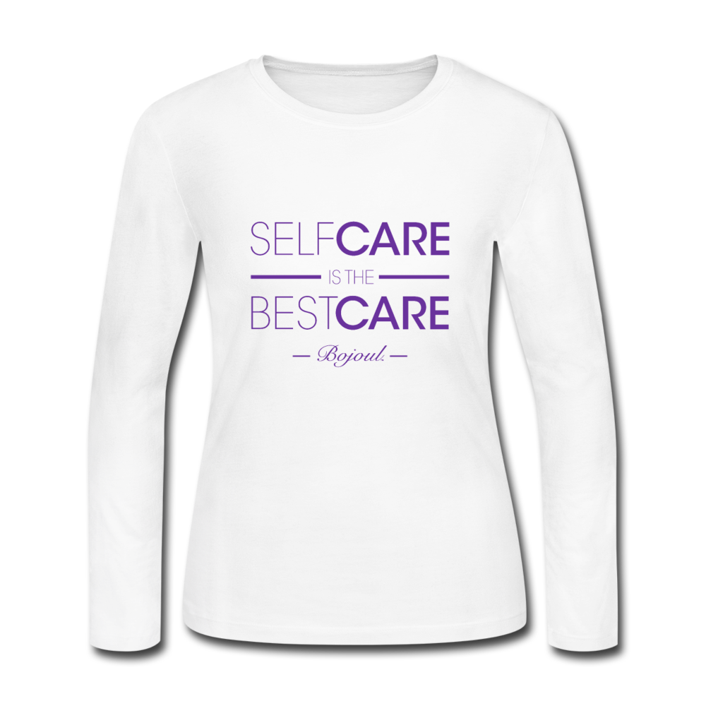 Self Care Women's Long Sleeve Jersey T-Shirt - white