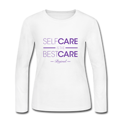 Self Care Women's Long Sleeve Jersey T-Shirt - white