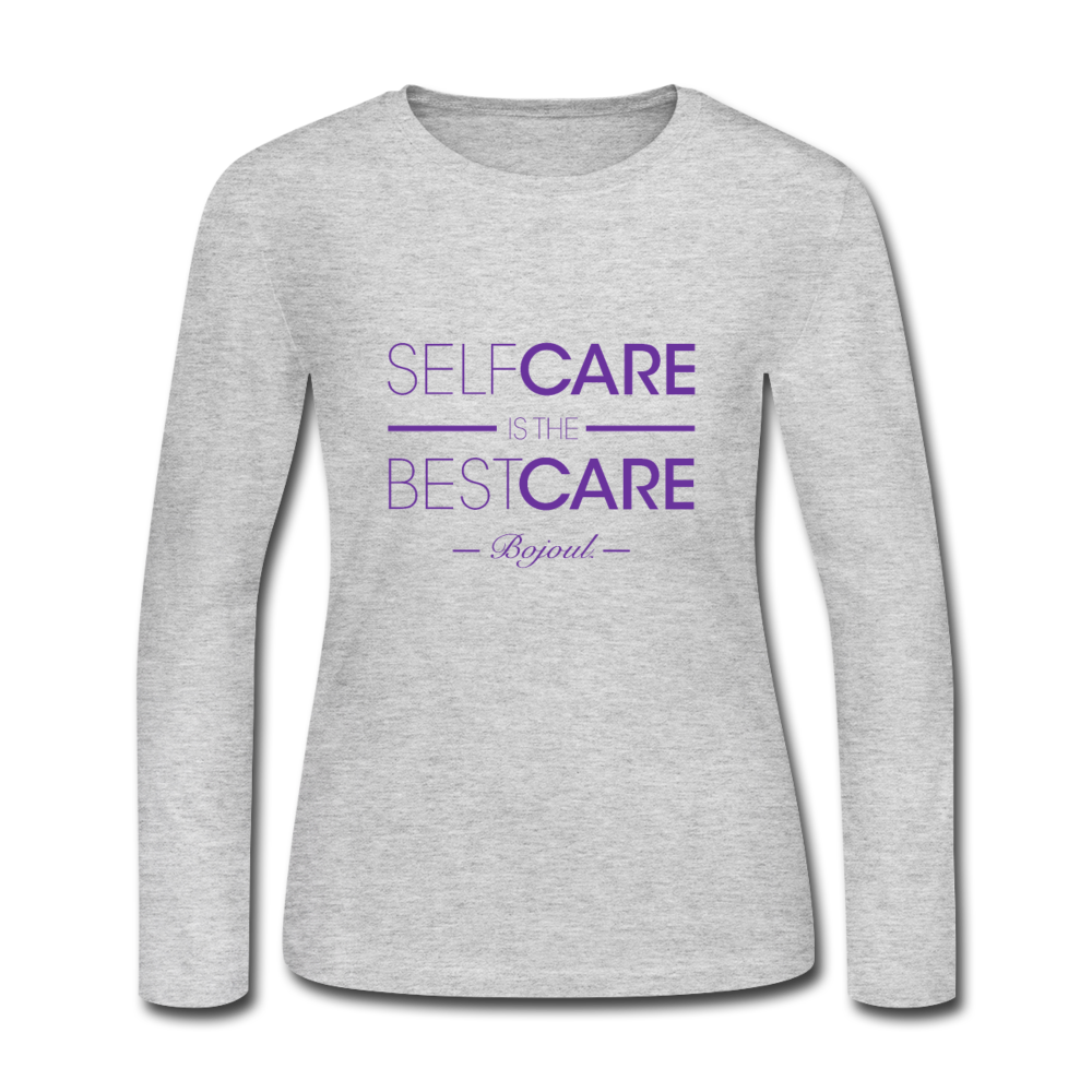 Self Care Women's Long Sleeve Jersey T-Shirt - gray