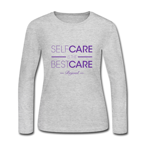 Self Care Women's Long Sleeve Jersey T-Shirt - gray