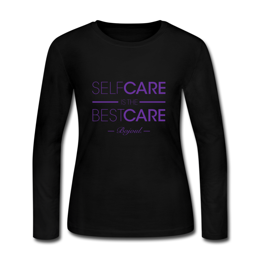 Self Care Women's Long Sleeve Jersey T-Shirt - black