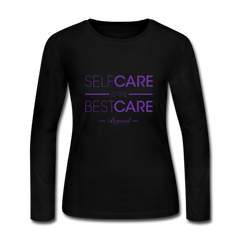 Self Care Women's Long Sleeve Jersey T-Shirt - black