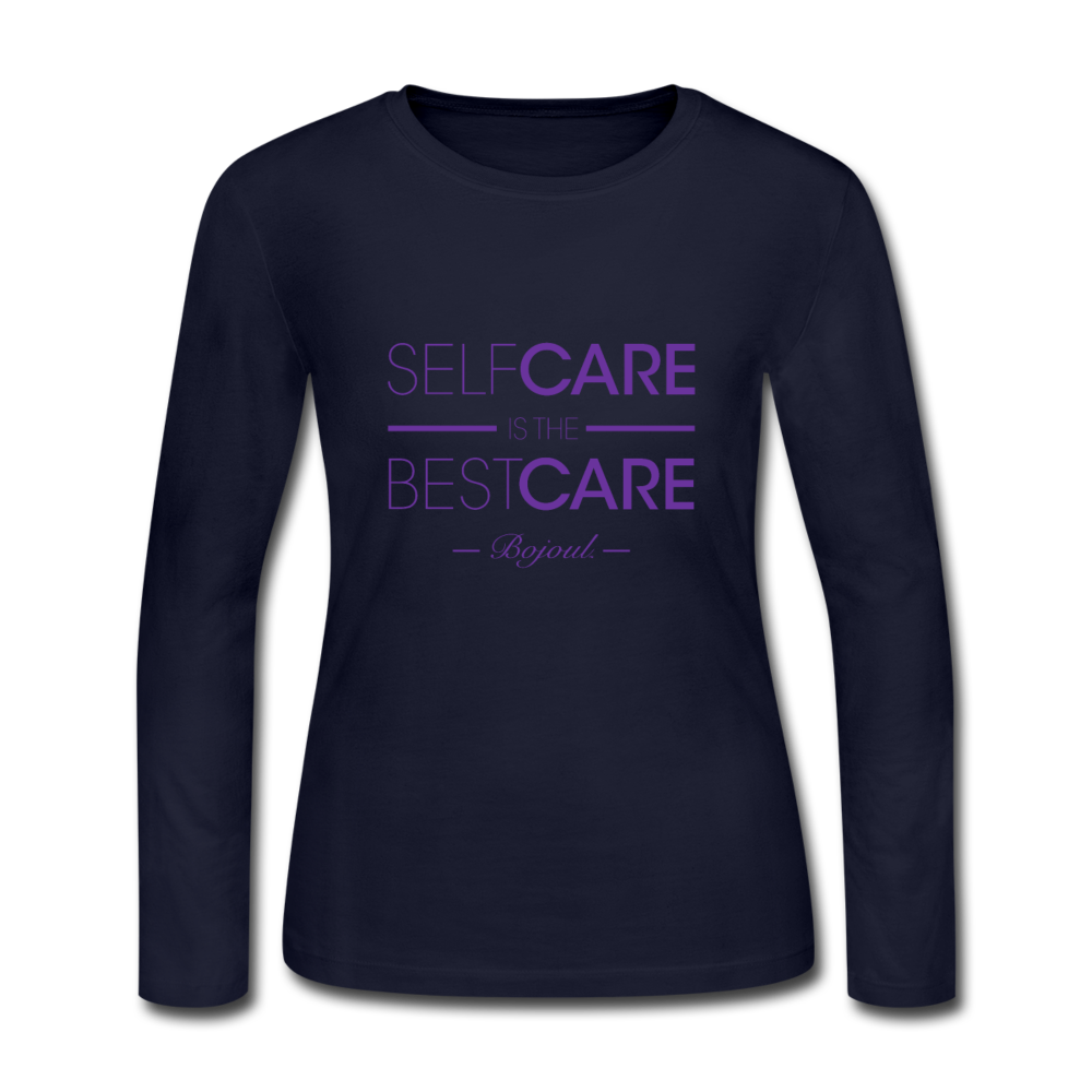 Self Care Women's Long Sleeve Jersey T-Shirt - navy