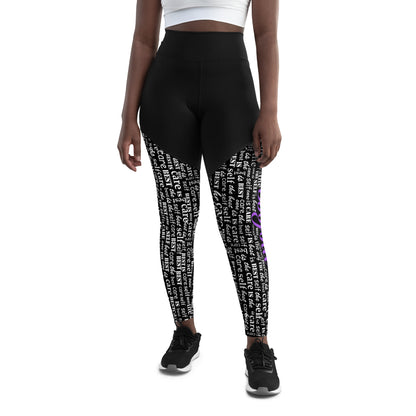 Bojoul Self Care Luxury Compression Sports Leggings (P)