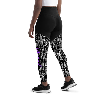 Bojoul Self Care Luxury Compression Sports Leggings (P)