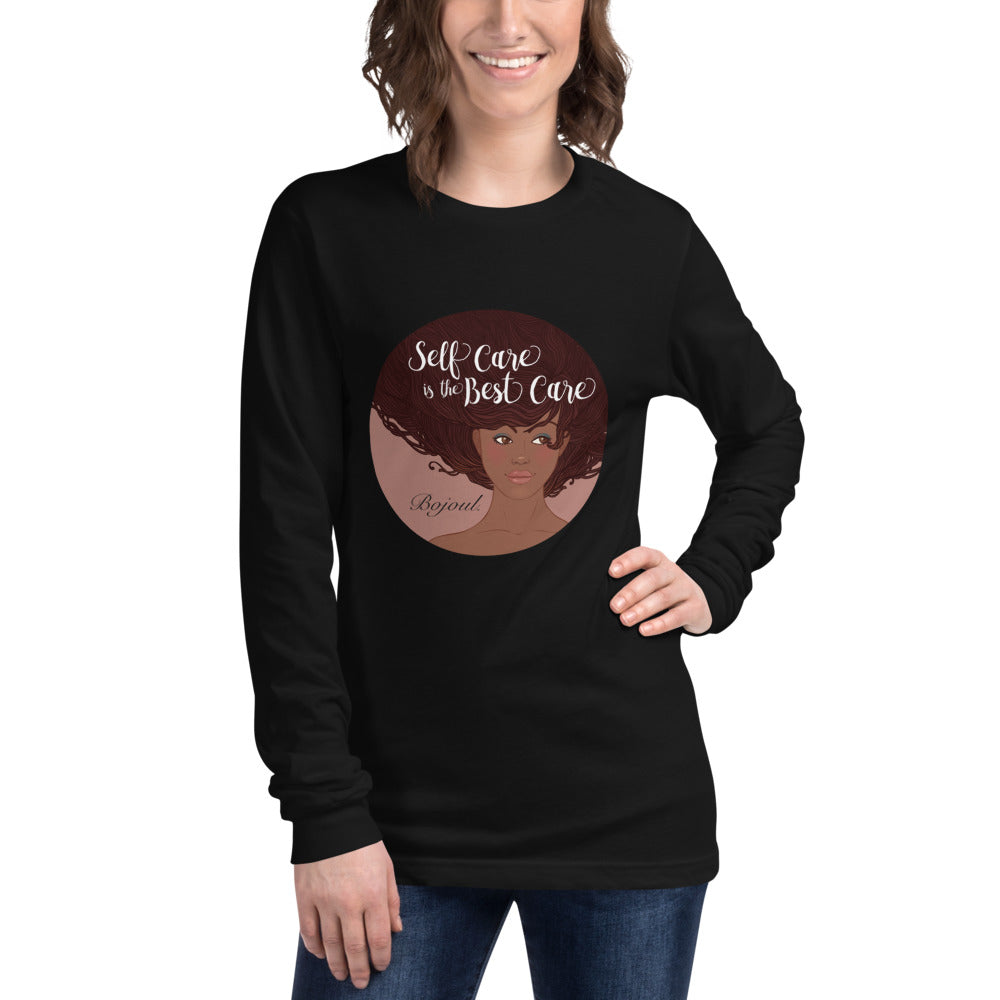 Mocha Self Care  Long Sleeve Tee