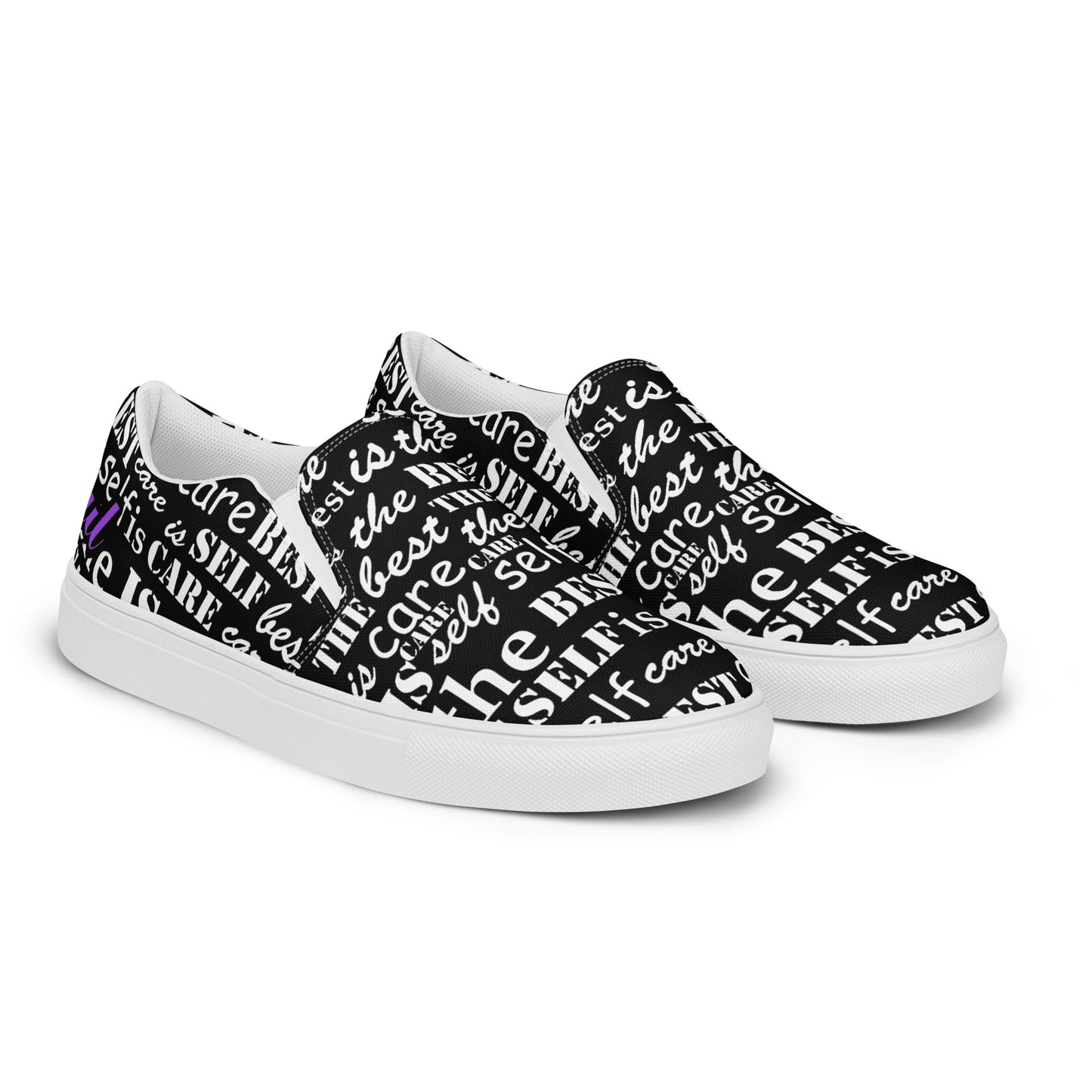 Bojoul Self-Care Women’s Slip-On Canvas Sneakers